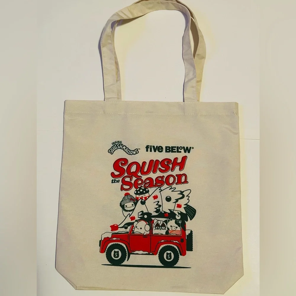 Squishmallows x Five Below Limited Edition “Squish the Season” Collectors Tote - Picture 3 of 3